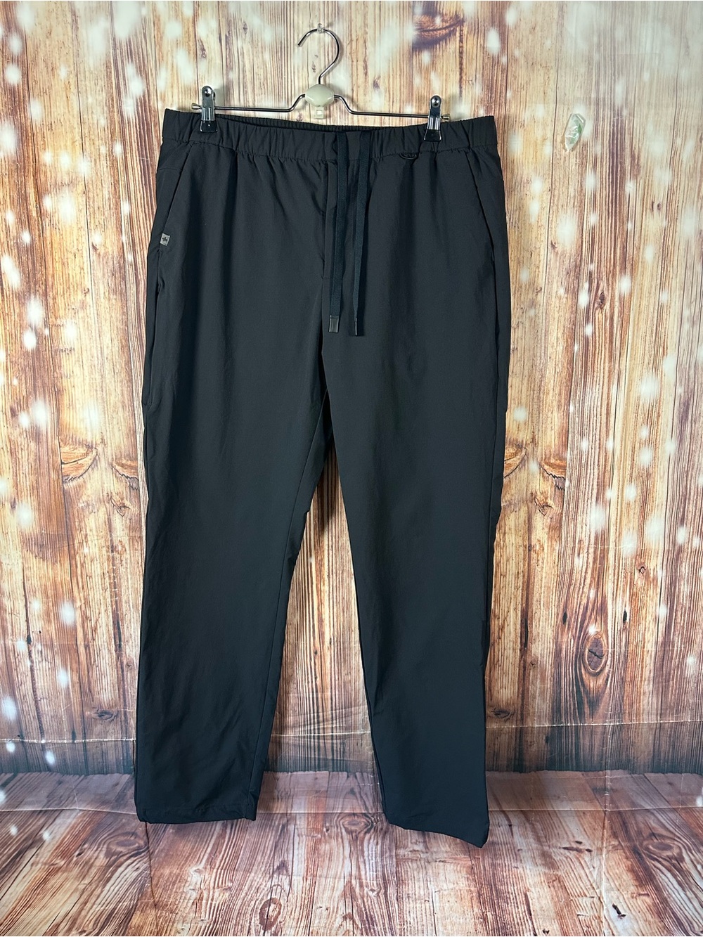 Figs Men's Black Pull-On  Pants - Lightweight Comfort Size XL